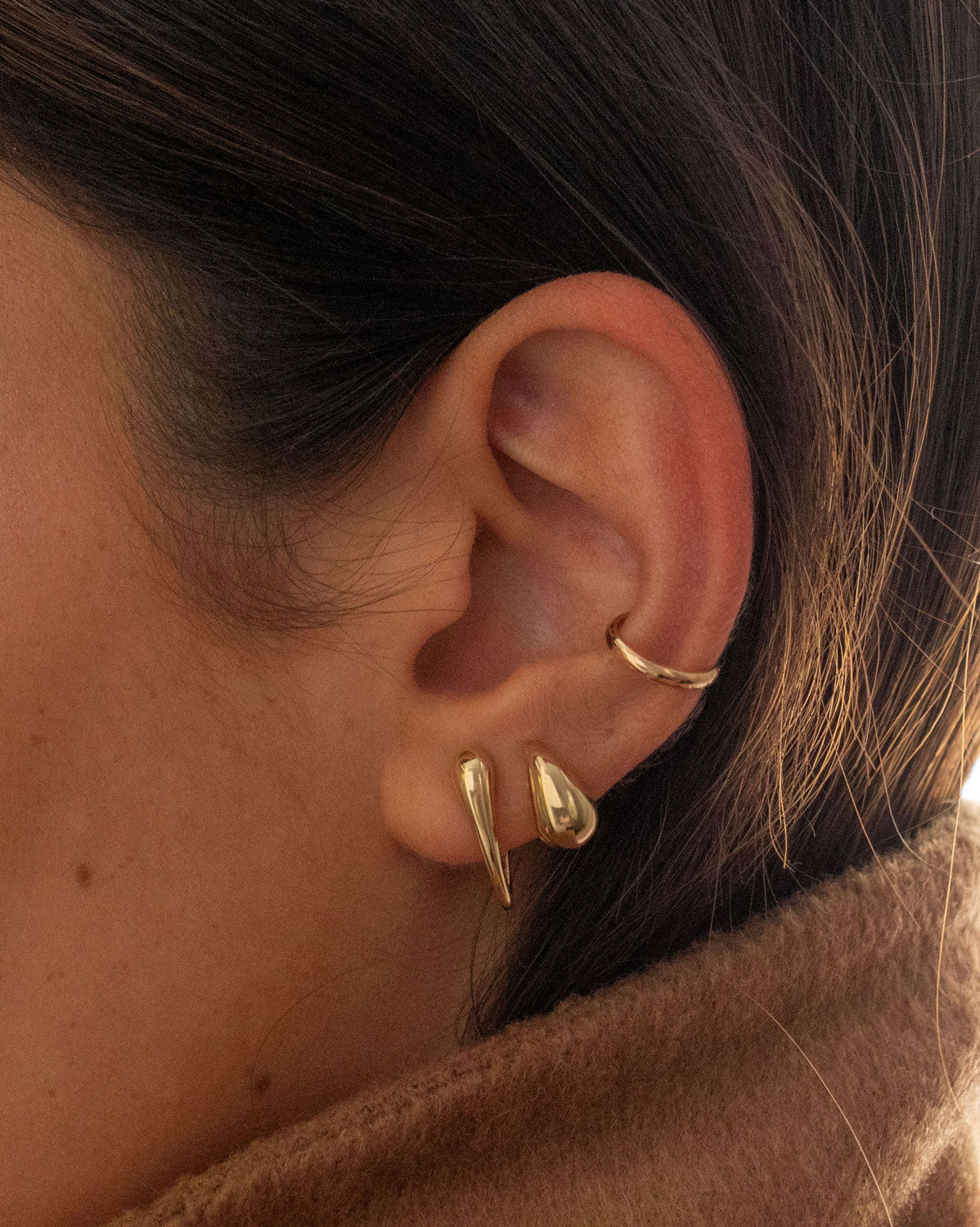 (Pair) Bold Drop Studs